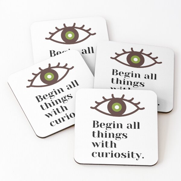 Item preview, Begin All Things With Curiosity designed and sold by Jinx Davis.