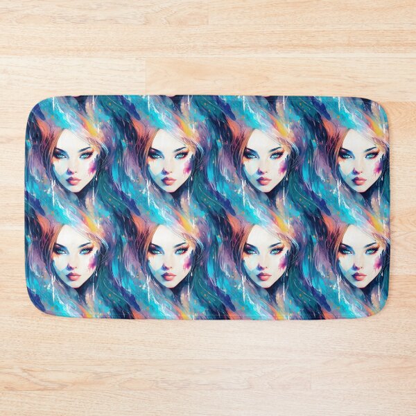 Item preview, Copy of Glowing Streaks Tiled Smear Abstract Cats designed and sold by Infinitelypink.