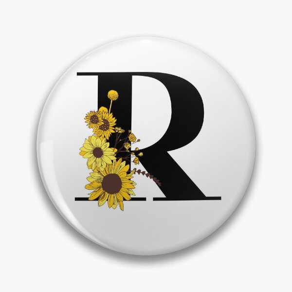 Item preview, Sunflower Monogram R designed and sold by Coffee Lifestyle.