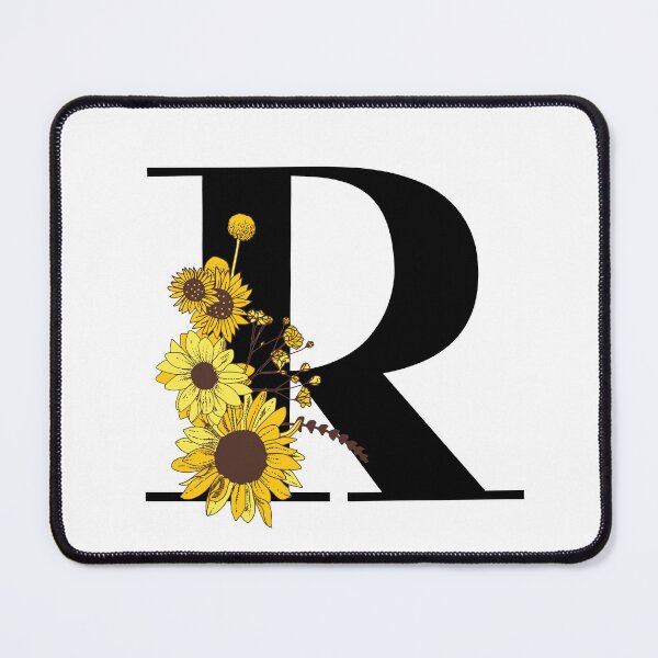 Item preview, Sunflower Monogram R designed and sold by Coffee Lifestyle.
