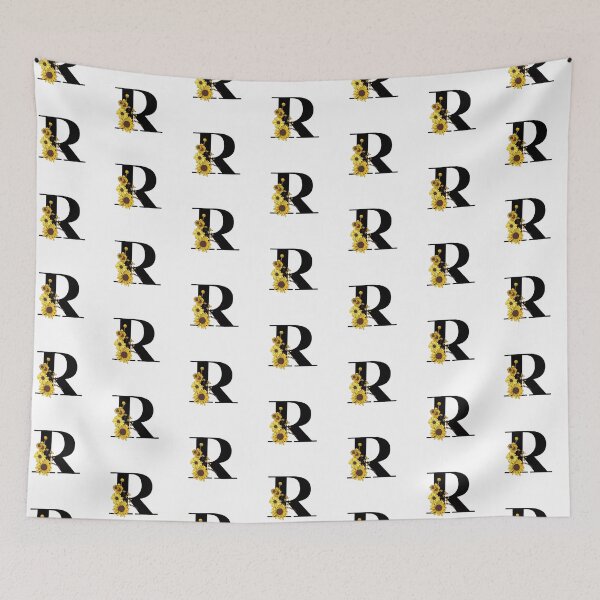 Item preview, Sunflower Monogram R designed and sold by Coffee Lifestyle.
