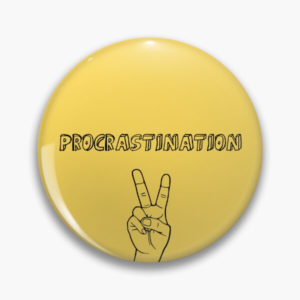 Item preview, Procrastination, mustard designed and sold by perezzzoso.