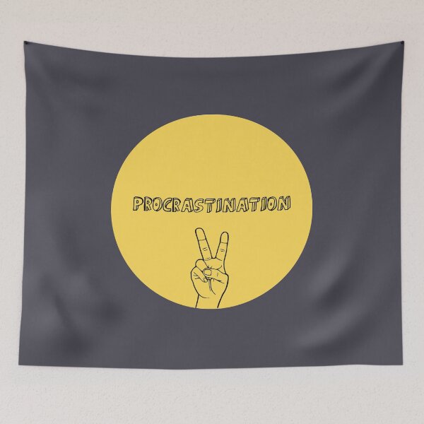 Item preview, Procrastination, mustard designed and sold by perezzzoso.