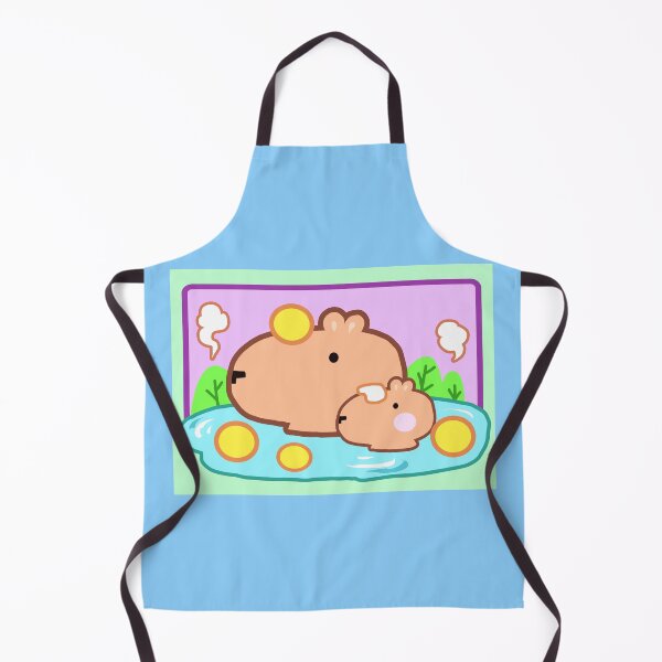 Item preview, Capybara on hotspring japanese style. designed and sold by Nongning-109.