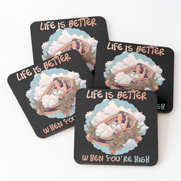Item preview, The High Life Life is better when you are high clouds 420 designed and sold by M16ka7a.