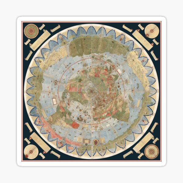 Item preview, 1580s world map  designed and sold by anuvisculture.