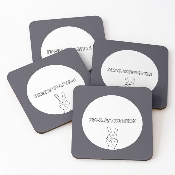Item preview, Procrastination, white designed and sold by perezzzoso.