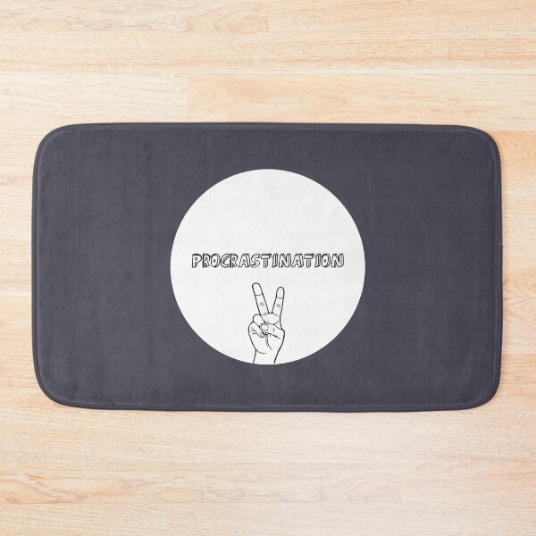 Item preview, Procrastination, white designed and sold by perezzzoso.