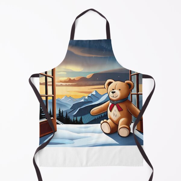 Item preview, cute little bear watching snowfall designed and sold by basitcv.