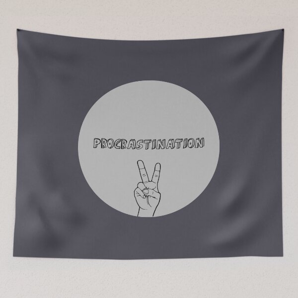 Item preview, Procrastination, silver designed and sold by perezzzoso.