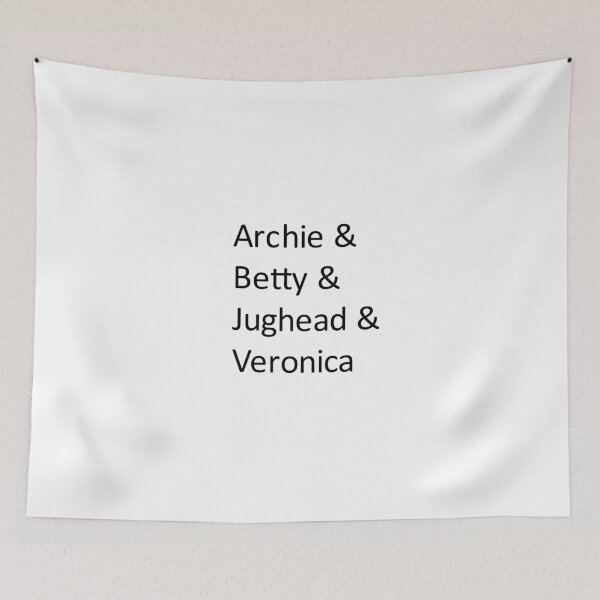 Item preview, Archie&Betty&Jughead&Veronica white designed and sold by sarahhwilsonn.