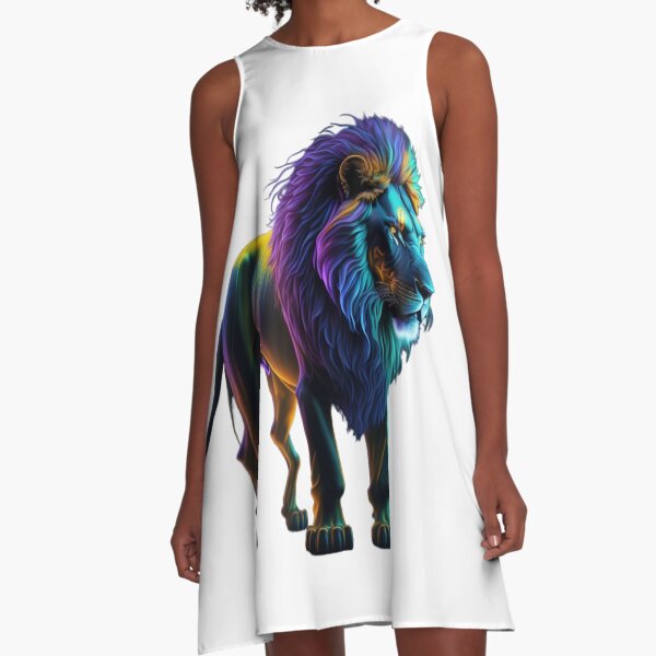 Item preview, Beautiful and Colourful Lion designed and sold by GloriousArtSKD.