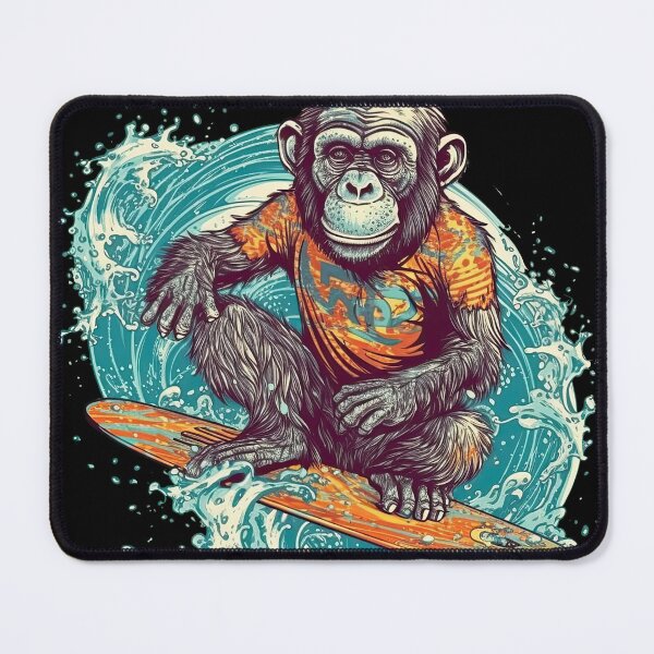 Item preview, Endless Wave Chimps: Surfing Gear designed and sold by DooodleGod.