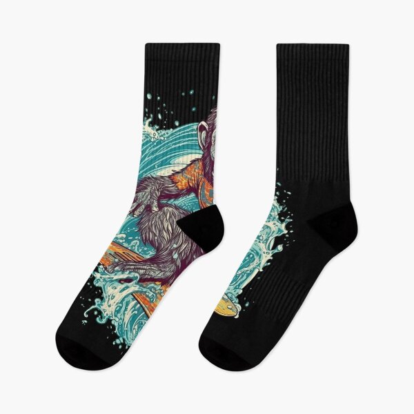 Item preview, Endless Wave Chimps: Surfing Gear designed and sold by DooodleGod.