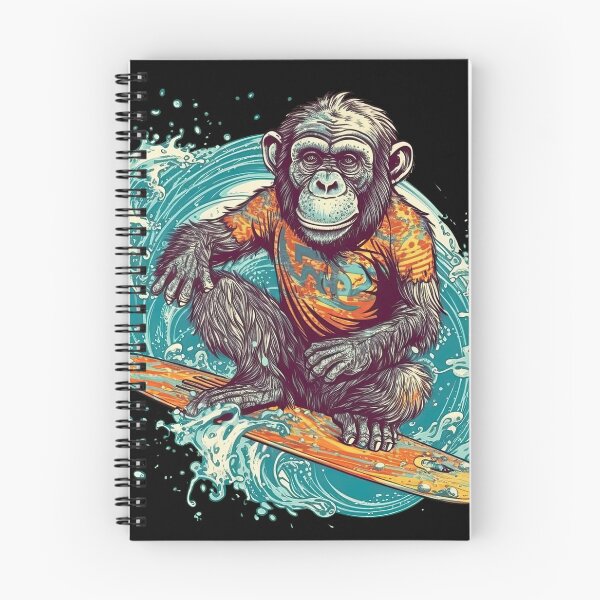 Item preview, Endless Wave Chimps: Surfing Gear designed and sold by DooodleGod.