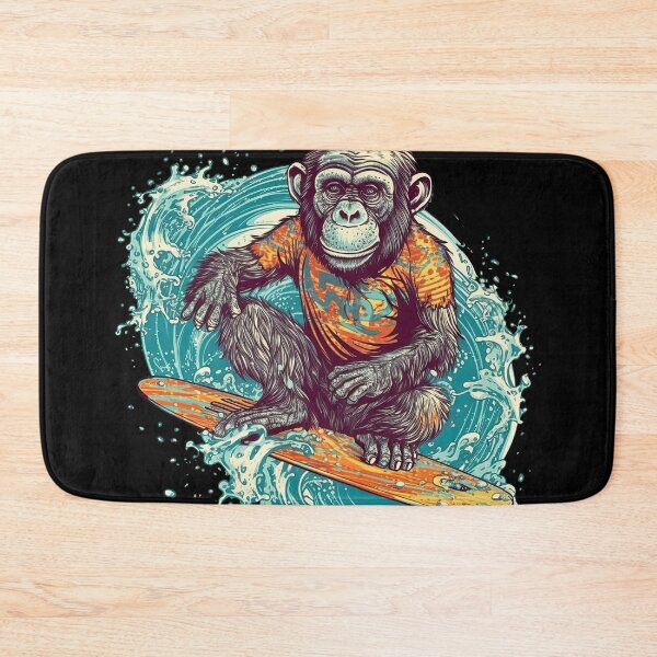 Item preview, Endless Wave Chimps: Surfing Gear designed and sold by DooodleGod.