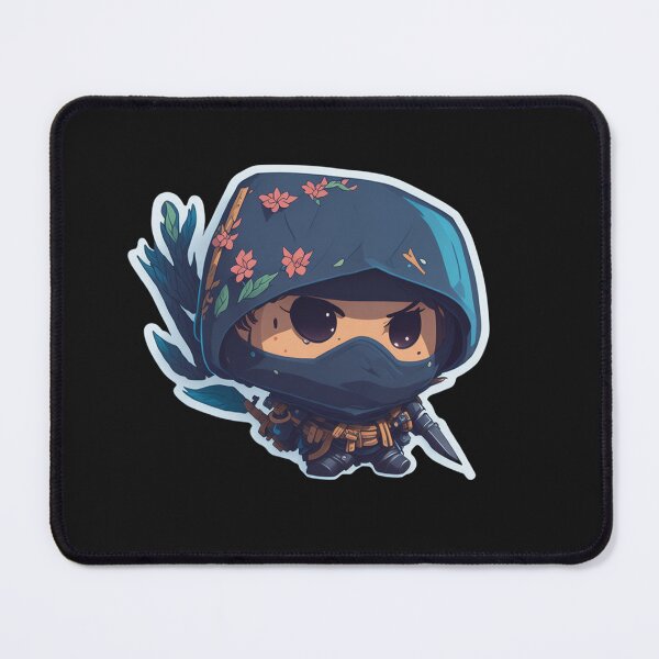 Item preview, Cute Digital Art Chibi Ninja designed and sold by ChibiArtline.
