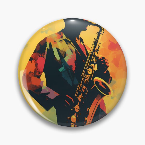 Item preview, Bronze Beats: The Stained Melodies of a Sax Player designed and sold by landletsy.