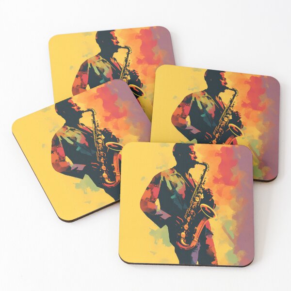 Item preview, Bronze Beats: The Stained Melodies of a Sax Player designed and sold by landletsy.