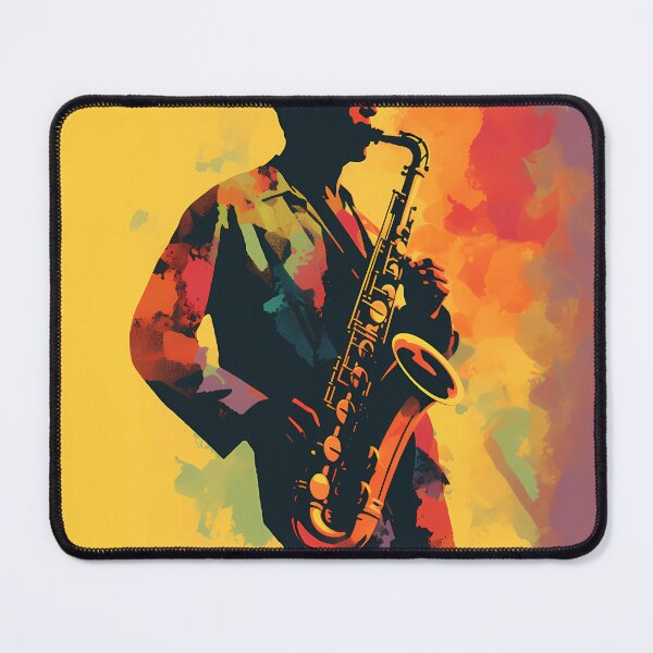 Item preview, Bronze Beats: The Stained Melodies of a Sax Player designed and sold by landletsy.