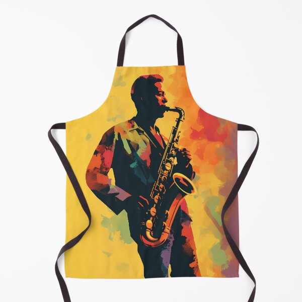 Item preview, Bronze Beats: The Stained Melodies of a Sax Player designed and sold by landletsy.