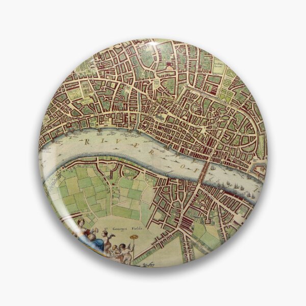 Item preview, London 1688 Historical Map designed and sold by colourfind.
