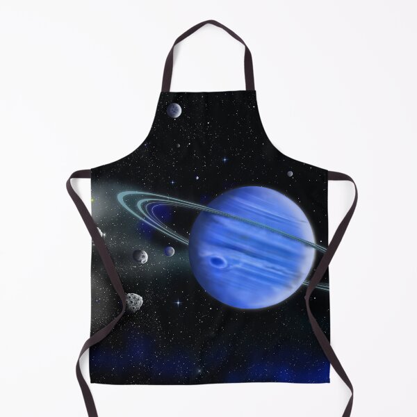 Item preview, Neptune and its moons designed and sold by GeraldNewtonArt.