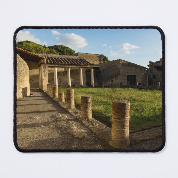 Item preview, Herculaneum Ruins - Quiet Long Shadows Courtyard designed and sold by Georgia Mizuleva.