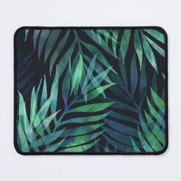 Item preview, Dark green palms leaves pattern designed and sold by MartaOlgaKlara.