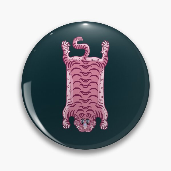 Item preview, TIBETAN TIGER RUG-pink 4 designed and sold by BEATRIZ ABAITUA.