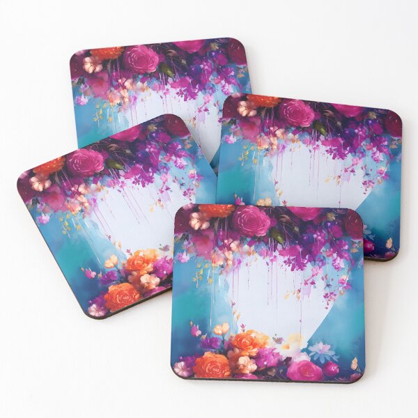 Item preview, Copy of Cute Floral Pattern Pastel Colors Tiled Smear Abstract designed and sold by Infinitelypink.