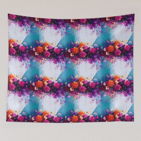Item preview, Copy of Cute Floral Pattern Pastel Colors Tiled Smear Abstract designed and sold by Infinitelypink.