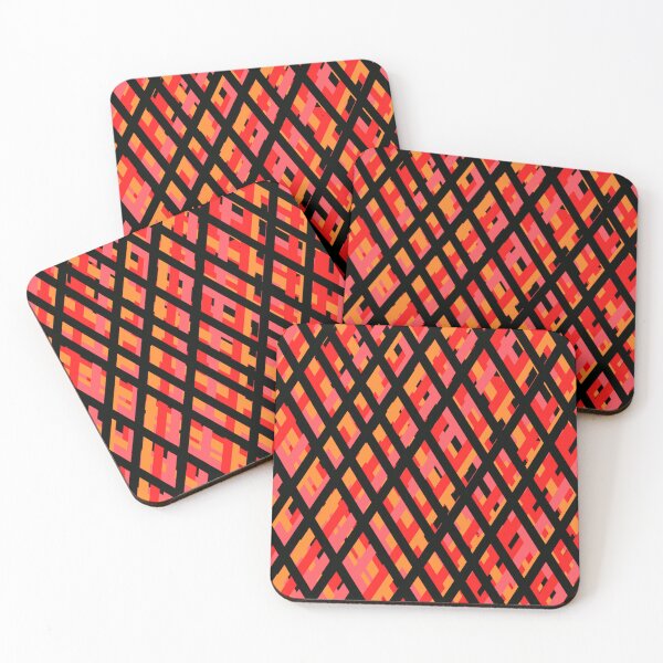 Item preview, Orange red triangles  designed and sold by awsomepatterns.