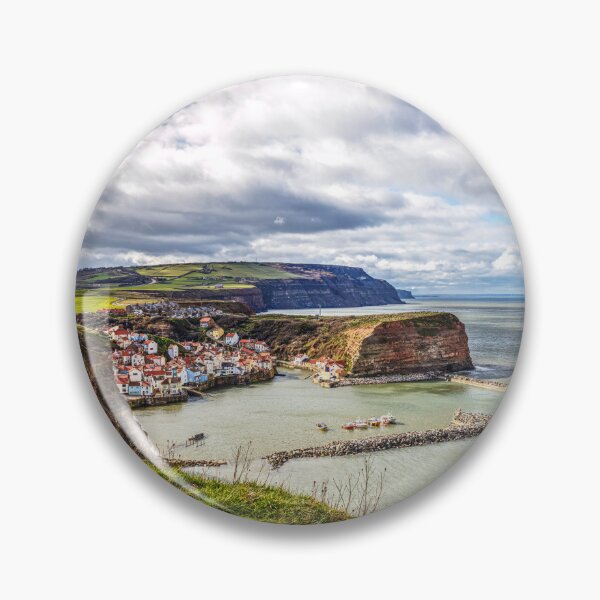 Item preview, Staithes Village, From The Cliffs, Yorkshire, England designed and sold by Paul Thompson Photography.