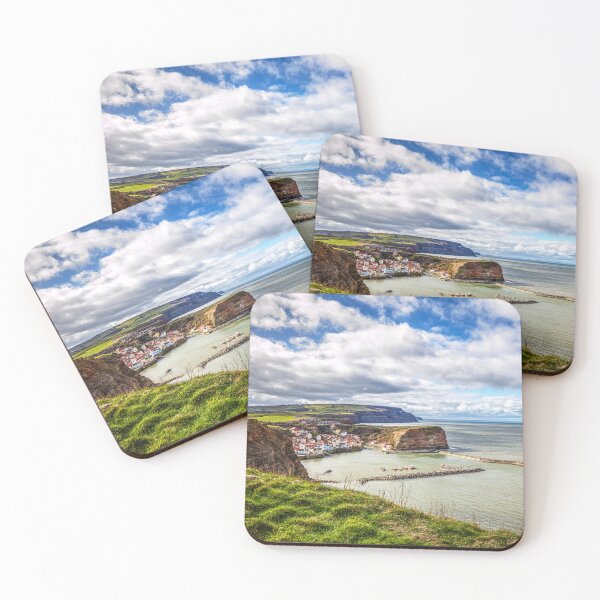 Item preview, Staithes Village, From The Cliffs, Yorkshire, England designed and sold by Paul Thompson Photography.