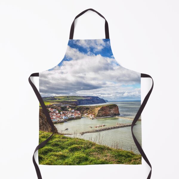 Item preview, Staithes Village, From The Cliffs, Yorkshire, England designed and sold by Paul Thompson Photography.