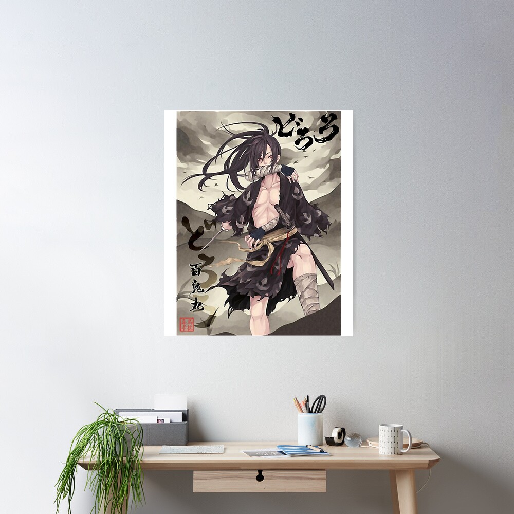 Anime Dororo Hyakkimaru Poster Canvas Wall Art Posters Gifts Painting  20x30inch(50x75cm)