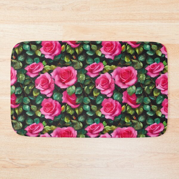 Item preview, Cute Rose Floral Pattern Pastel Colors Tiled Smear Abstract designed and sold by Infinitelypink.