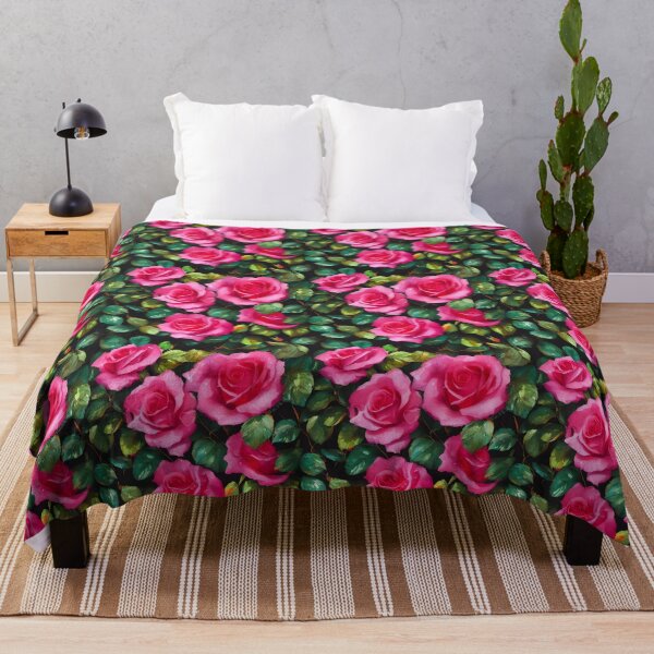 Item preview, Cute Rose Floral Pattern Pastel Colors Tiled Smear Abstract designed and sold by Infinitelypink.