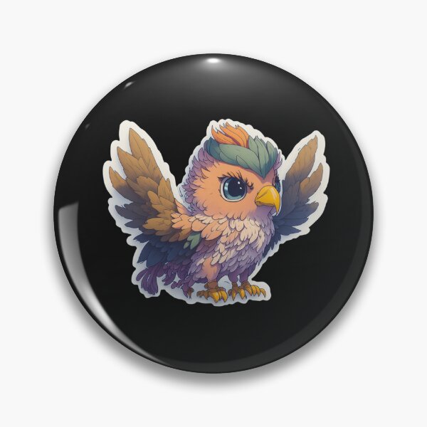 Artikelvorschau, Everybirdy Golder Birds Muster Chibi Digital Art entworfen und verkauft von ChibiArtline.