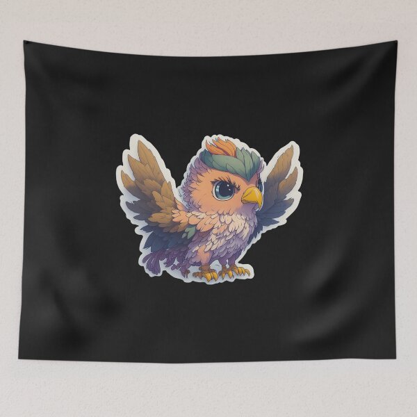 Item preview, Everybirdy Golder Birds Pattern Chibi Digital Art designed and sold by ChibiArtline.