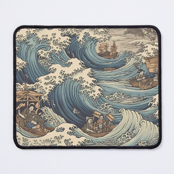Item preview, The Cresting Symphony: Hokusai and Kuniyoshi Revisited designed and sold by landletsy.