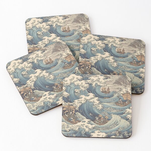 Item preview, The Cresting Symphony: Hokusai and Kuniyoshi Revisited designed and sold by landletsy.