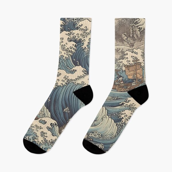 Item preview, The Cresting Symphony: Hokusai and Kuniyoshi Revisited designed and sold by landletsy.