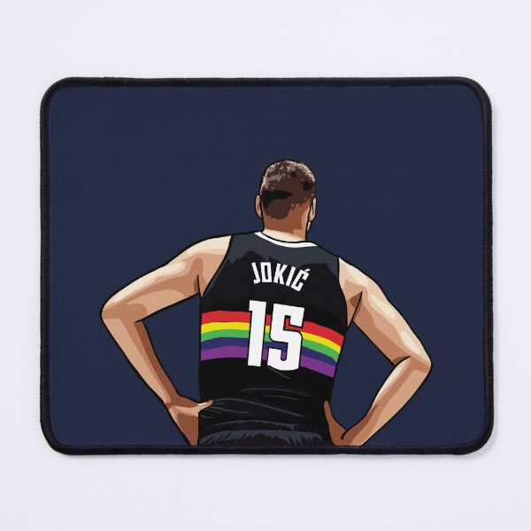 Item preview, Nikola Jokic Vector Back Rainbow Color Qiangy designed and sold by qiangdade.