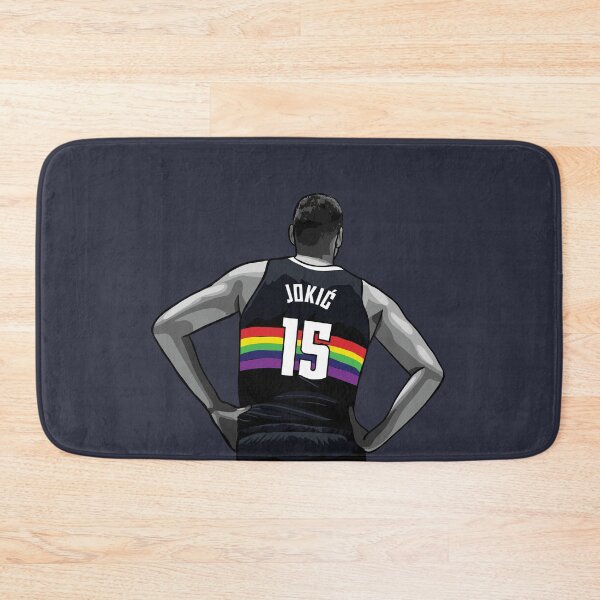 Item preview, Nikola Jokic Vector Back Rainbow BW Qiangy designed and sold by qiangdade.