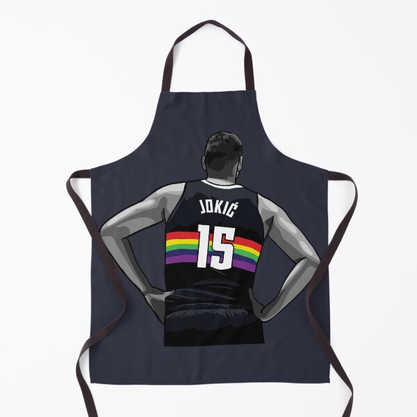 Item preview, Nikola Jokic Vector Back Rainbow BW Qiangy designed and sold by qiangdade.