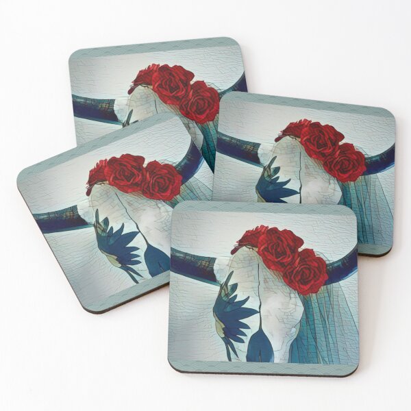 Item preview, Painted Cattle Skull Mosaic  designed and sold by oh-bi-me.
