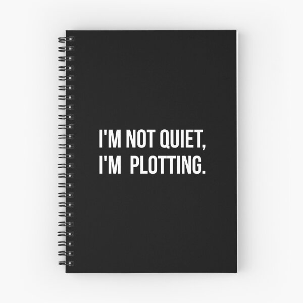 Item preview, I'm not quiet I'm plotting funny designed and sold by  Srdjan Stanisic.