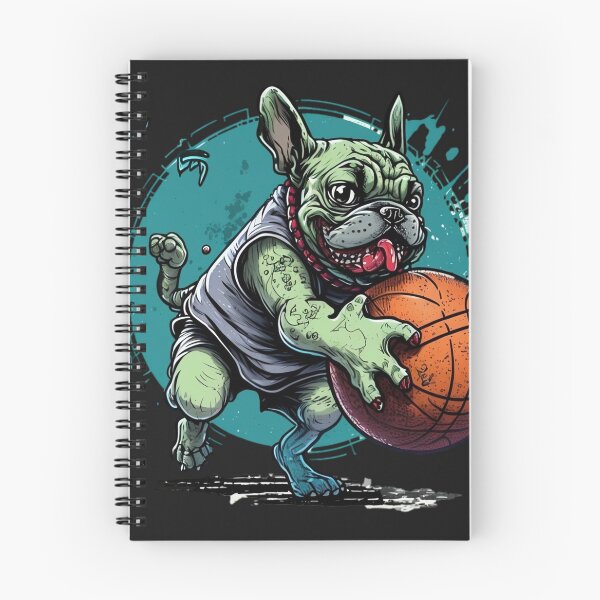 Item preview, French Bulldog playing basketball designed and sold by futuresimo04.